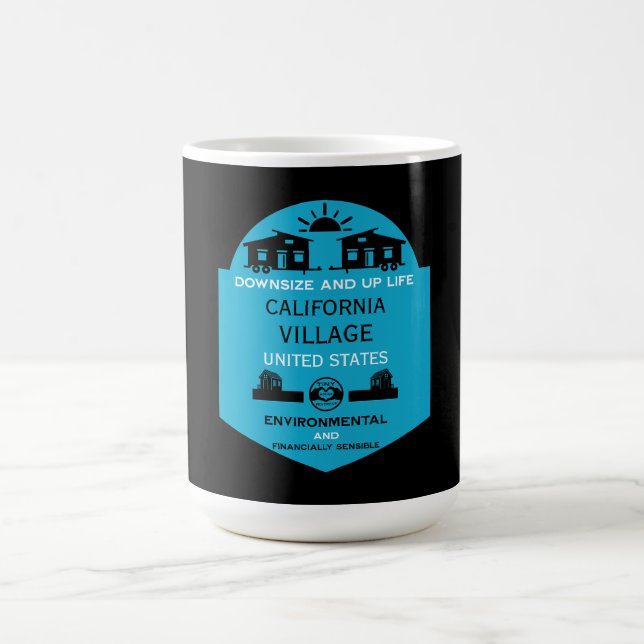 Caneca De Café Comunidades de Casa Pequena Editáveis (Centro)