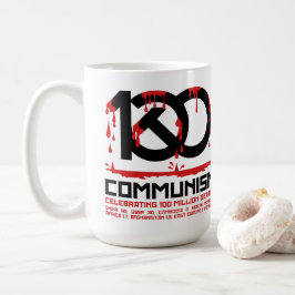 Caneca De Café Comunismo, celebrando 100 milhões de mortes