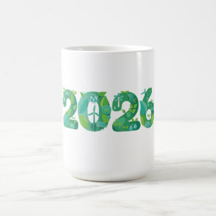 Caneca De Café Conceito de Energia Verde Eco 2026