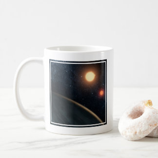 Caneca De Café Conceito do artista Ilustrando Kepler-16b.
