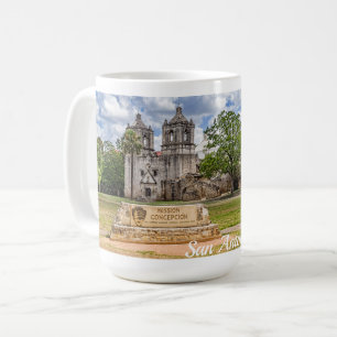 Caneca De Café Concepção da missão, sagrada, café