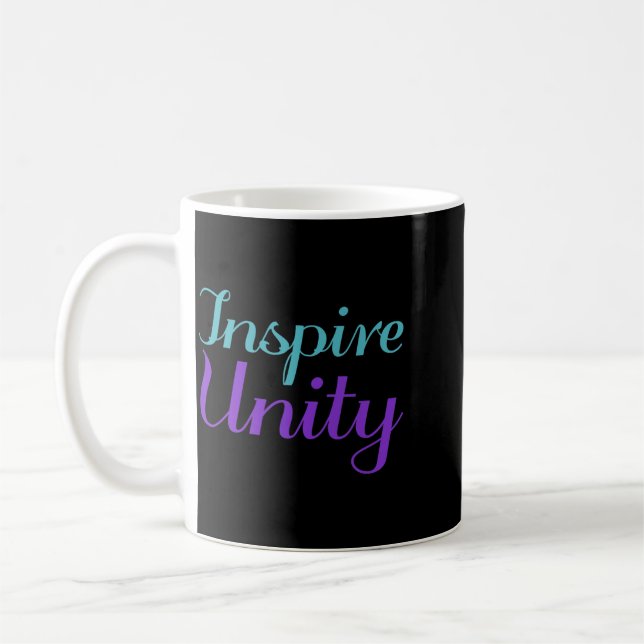 Caneca De Café Concepção de Prevenção de Unidade de Inspiração (Esquerda)