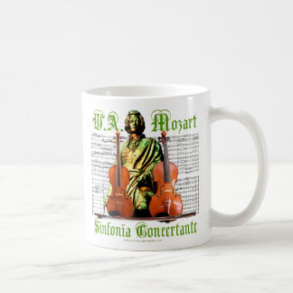 Caneca De Café Concertante de Mozart Sinfonia
