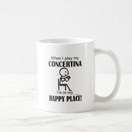 Caneca De Café Concertina Happy Place