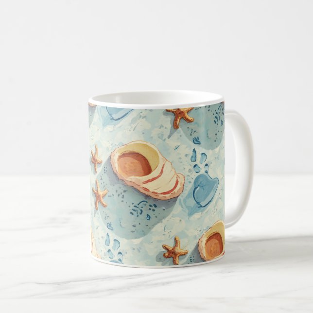 Caneca De Café conch Mugs & Cups (Frente Esquerda)