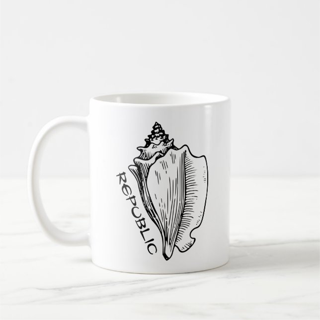 Caneca De Café Conch Republic Coffee Mug (Esquerda)