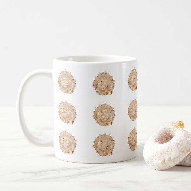 Caneca De Café Conch Shell Mug (Com Donut)