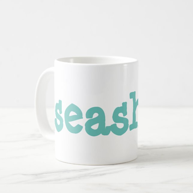 Caneca De Café concha (Frente Esquerda)