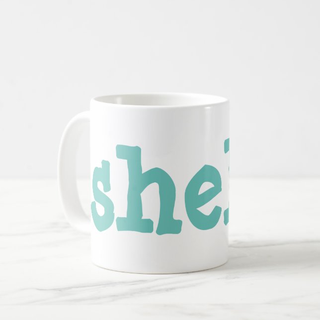 Caneca De Café conchas (Frente Esquerda)