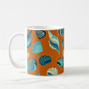 Caneca De Café Conchas de Verão