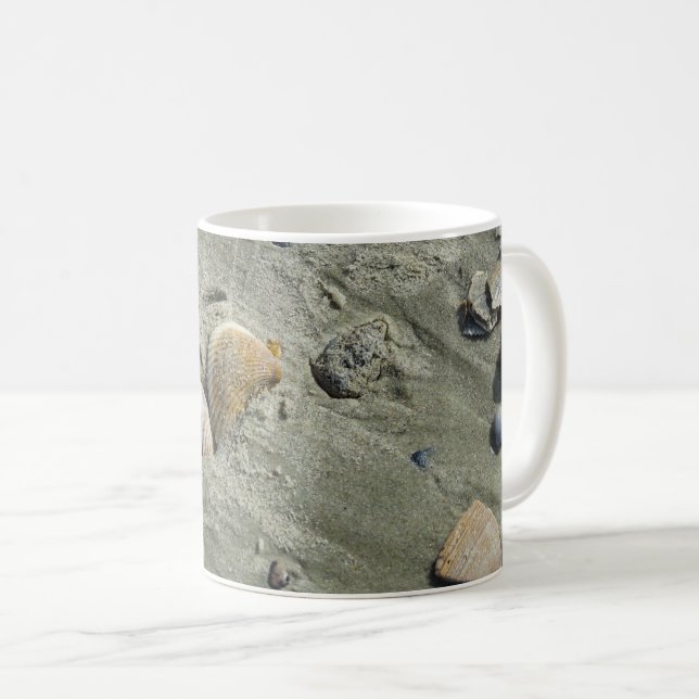 Caneca De Café Conchas E Xarope De Café (Frente Esquerda)