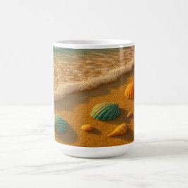 Caneca De Café Conchas pela margem