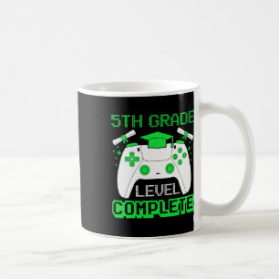 Caneca De Café Concluinte do Nível de Série Gamer Formatura da 5ª