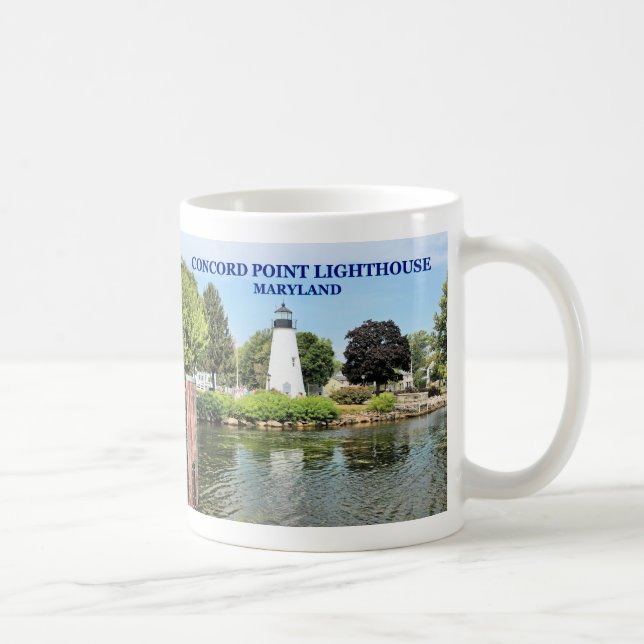 Caneca De Café Concord Point Lighthouse, Maryland Mug (Direita)