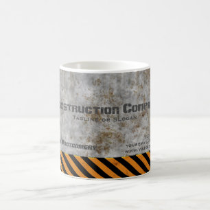 Caneca De Café Concrete Caution Construction Company