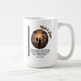 Caneca De Café Conde de Monte Cristo Aguarde & Espero Pôr do Sol