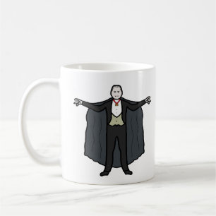 Caneca De Café Conde Dracula Vampiro