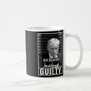 Caneca De Café Condenação do veredicto Donald Trump Mug Shot
