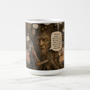 Caneca De Café Condomínio da Árvore em Cartoon – A Natureza Fala 