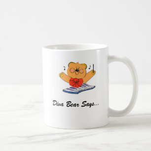 Caneca De Café Condução de DivaBear