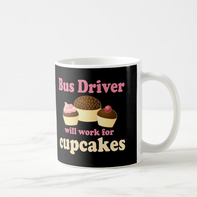 Caneca De Café Condutor de autocarro engraçado (Direita)