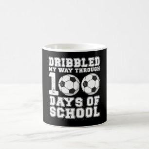 Caneca De Café Conduzi Meu Caminho Através de 100 Dias de Futebol