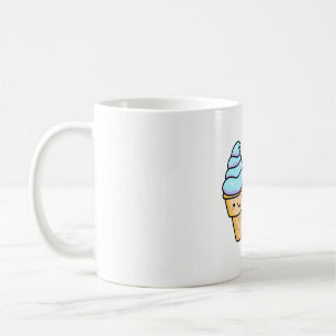 Caneca De Café Cone de Sorvete Kawaii e Batatas Fritas