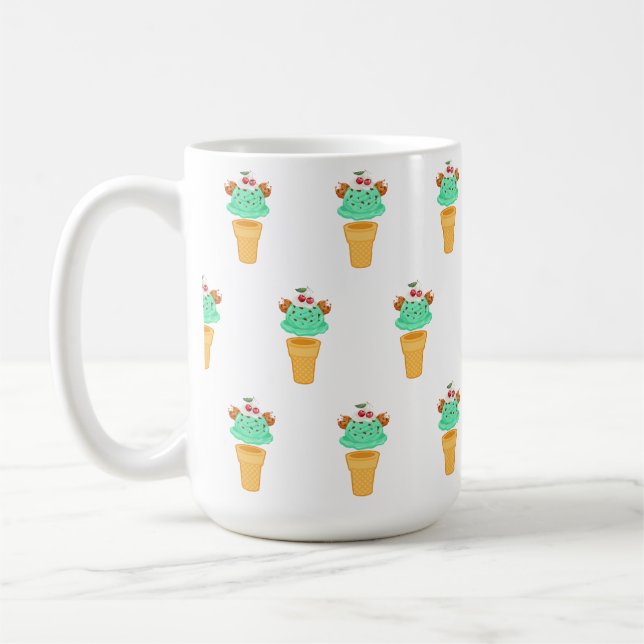 Caneca De Café cone sorvete (Esquerda)