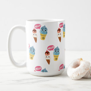 Caneca De Café cone sorvete