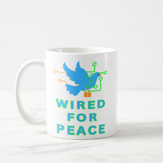 Caneca De Café Conectado para a Paz