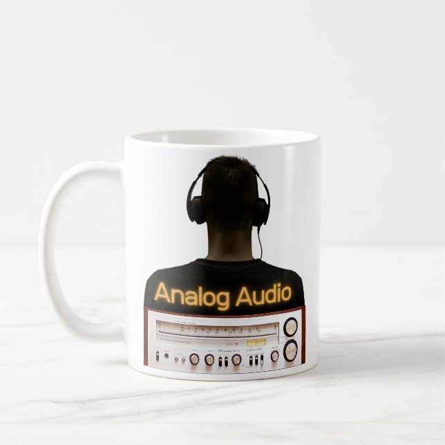 Caneca De Café Conectar-se a audiófilos de áudio analógico (Esquerda)