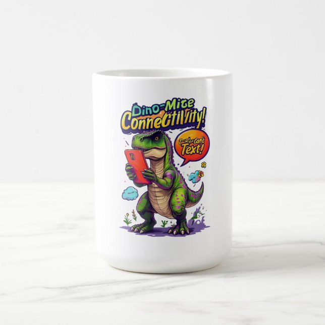 Caneca De Café Conectividade Dino-Mite (Centro)