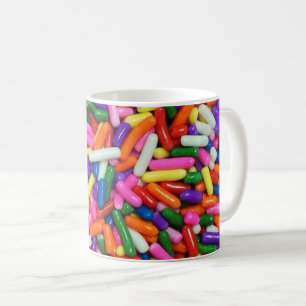 Caneca De Café Confeitos Coloridos