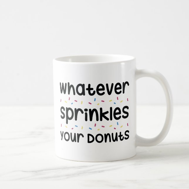 Caneca De Café Confeitos Nos Seus Donuts (Direita)