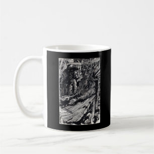 Caneca De Café "Confesse!", desenho de tinta índia