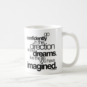 Caneca De Café confidently-thoreau-stiles*