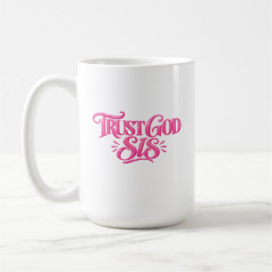 Caneca De Café Confie em Deus Irmã