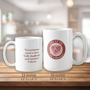 Caneca De Café Confie em mim, sou um açougueiro