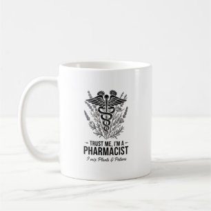Caneca De Café Confie em Mim, Sou um Farmacêutico Apothecary Vint