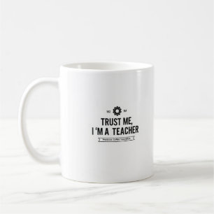 Caneca De Café Confie em mim, sou um professor Mug - Engraçado pr