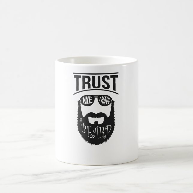 Caneca De Café Confie em mim, tenho barba (Centro)