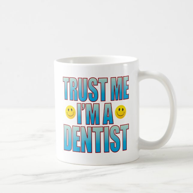 Caneca De Café Confie-me a vida B do dentista (Direita)