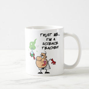 Caneca De Café Confie-me… Eu sou um professor de ciências