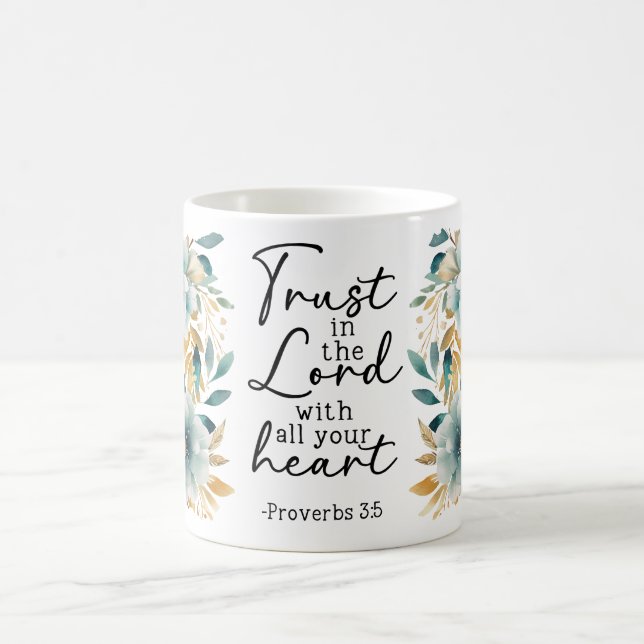 Caneca De Café Confie no Senhor (Centro)