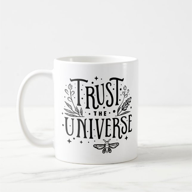 Caneca De Café Confie no universo (Esquerda)