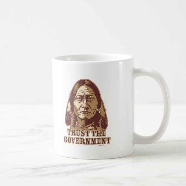 Caneca De Café Confie o governo (Direita)