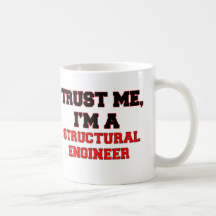 Caneca De Café Confie que eu mim é meu engenheiro estrutural