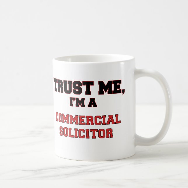 Caneca De Café Confie que eu mim é meu procurador comercial (Direita)