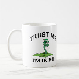 Caneca De Café Confie que eu mim é presente irlandês