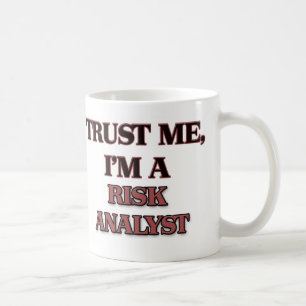 Caneca De Café Confie que eu mim é UM ANALISTA do RISCO